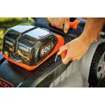 BLACK+DECKER 60V MAX Cordless 20 in. Walk Behind Push Lawn Mower with (2) 2.5 Ah Batteries and Charger thumbnail 6