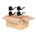 Baldwin Prestige Madrina Venetian Bronze Universal Passage Door Lever (4-Pack) thumbnail 4