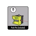RYOBI Laser Cube Compact Handheld and Freestanding Laser Level thumbnail 7