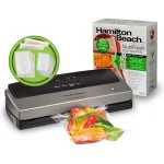 Hamilton Beach NutriFresh Clear Vacuum Sealer Bag Rolls, 7-Roll Multi-Pack thumbnail 6
