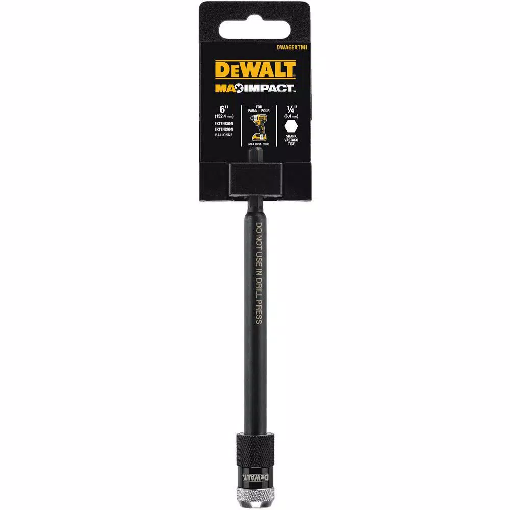 DEWALT Max Impact 2.5 in. #2 Square Bits, 15-Piece Set with Storage Case and 6 in. Bit Holder