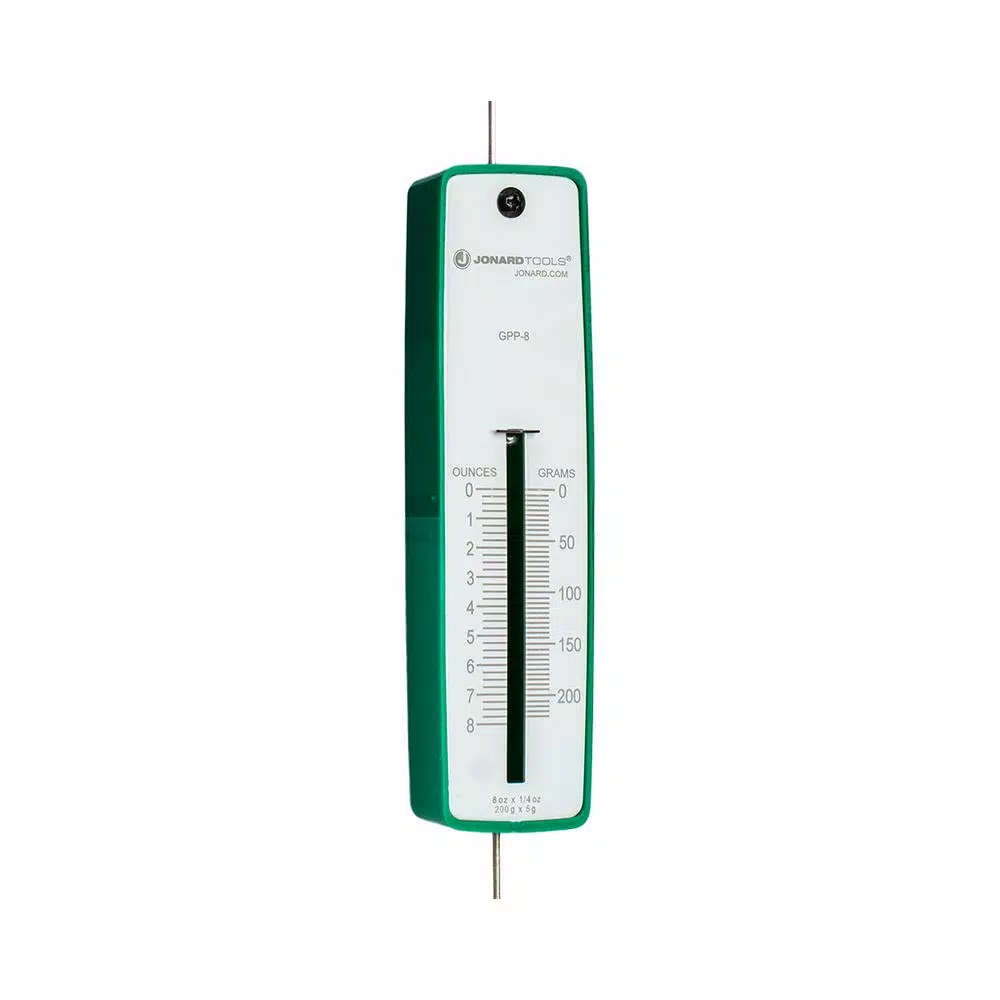 Jonard Tools 1.5 in. Push-Pull Force Gauge, 8 oz. (220 g) Capacity