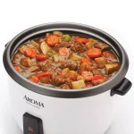 AROMA 32-Cup White Rice Cooker and Slow Cooker with Steam Tray thumbnail 4