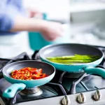 GreenLife Diamond 2.5 qt. Aluminum Ceramic Nonstick Sauce Pan with Glass Lid, Turquoise thumbnail 3