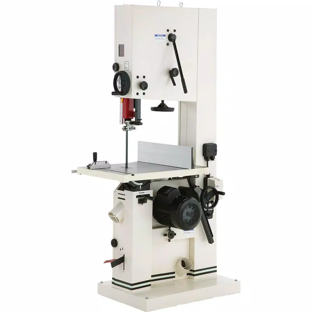 Shop Fox 21 in. Vertical Bandsaw with 5 HP Motor and Cast-Iron Table