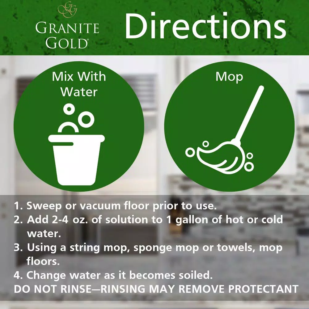 Granite Gold Stone and Tile Floor Concentrate Cleaner, 32 oz.
