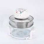 Magic Chef 1300W White Glass Bowl Convection Countertop Oven with Built-In Timer thumbnail 3