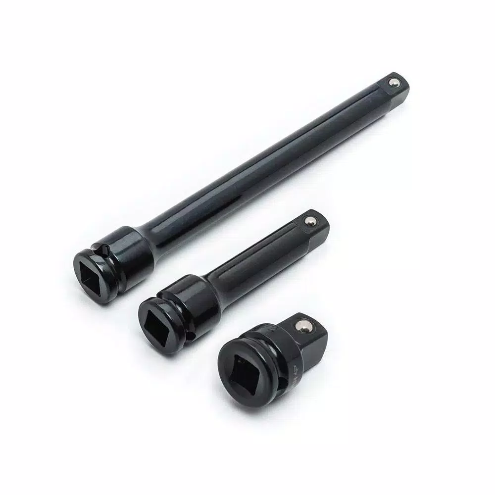Husky 6-Piece Impact Accessory Set, 3/8 in. and 1/2 in. Drive Extensions and Adapters