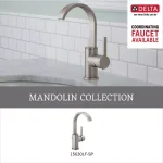 Delta Mandolin Towel Ring in SpotShield Brushed Nickel thumbnail 4