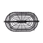 Spectrum Everly 2-Tier Oval Steel Fruit Basket & Serving Stand, Black thumbnail 4