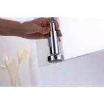 Vanity Art Single-Handle Pull-Down Kitchen Faucet, Chrome Finish, Brass Construction thumbnail 7