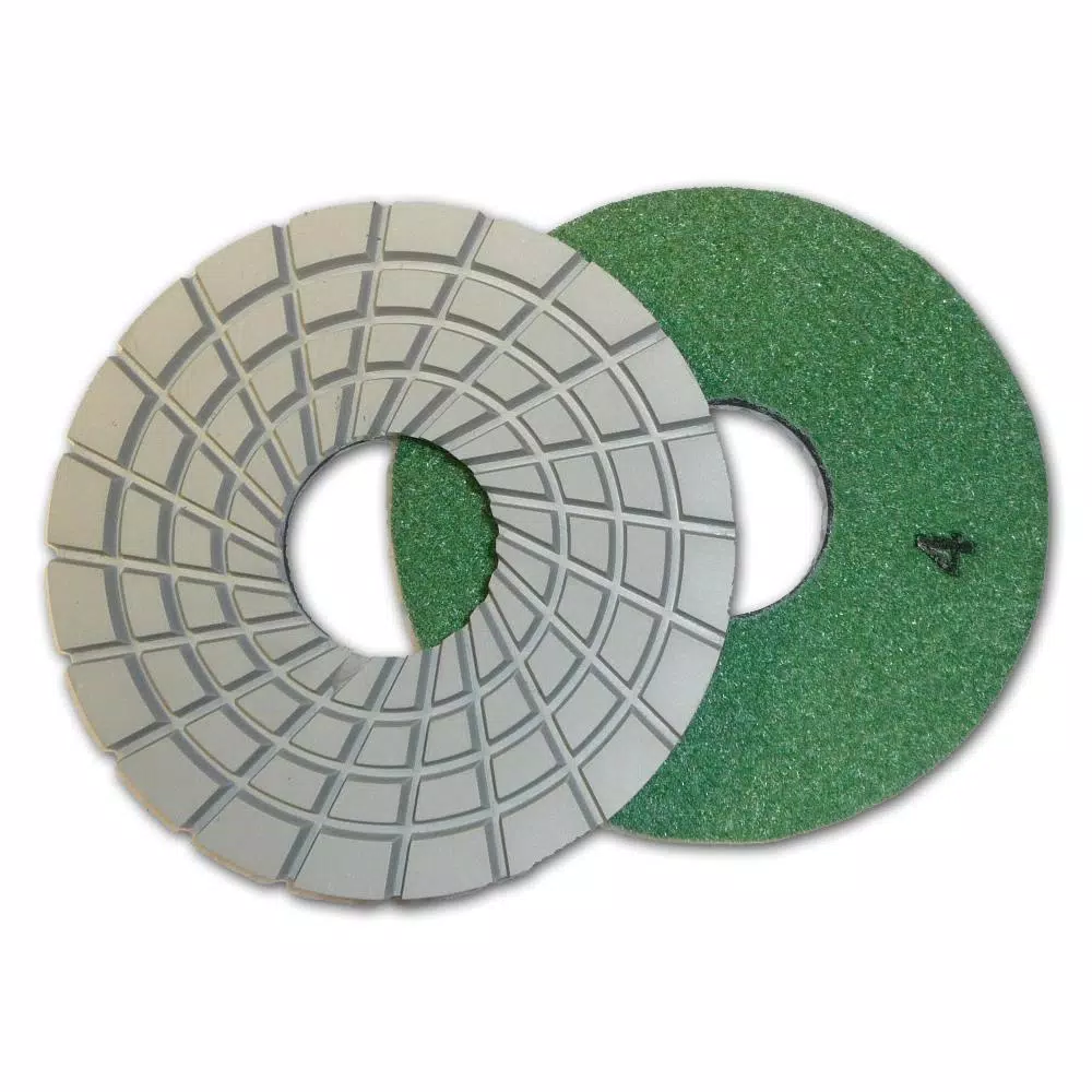 Unbranded Con-Shine 5 in. Dry/Wet Diamond Polishing Pads, 5-Step Set of 10