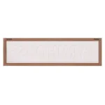 Pinnacle Rustic White Farmhouse Tin Enamel Decorative Wall Sign, 38 in. x 11.25 in. thumbnail 6