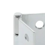 Hardware Essentials 2 in. Zinc Plated Steel Broad Door Hinge with Removable Pin, 5-Pack thumbnail 2