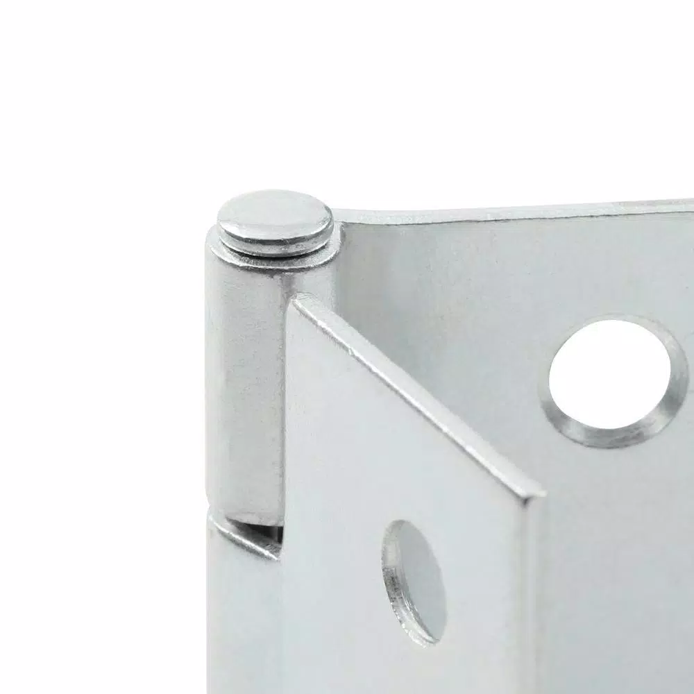 Hardware Essentials 2 in. Zinc Plated Steel Broad Door Hinge with Removable Pin, 5-Pack