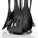 MegaChef 7-Piece Nylon Kitchen Utensil Set with Wood Design Finish thumbnail 9