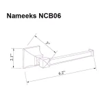 Nameeks Classic Hotel Collection Toilet Paper Holder - Chrome Zinc Alloy thumbnail 2