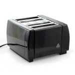 Better Chef 4-Slice Black Toaster with Dual-Control and Wide Slots thumbnail 2