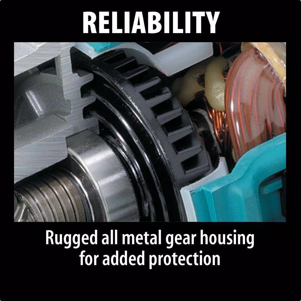 Makita 7 in. Corded Angle Grinder, 15 Amp, 6000 RPM with Grinding Wheel and Side Handle