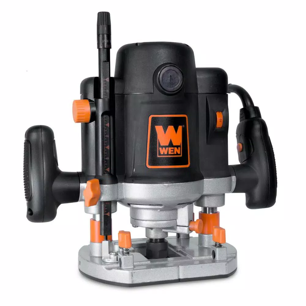 WEN 15 Amp Variable Speed Plunge Router Kit with 1/2 in. Collet and Carrying Case