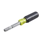 Klein Tools HVAC 8-in-1 Slide Driver Multi-Bit Screwdriver & Nut Driver with TR-4 Schrader Valve Bit thumbnail 1