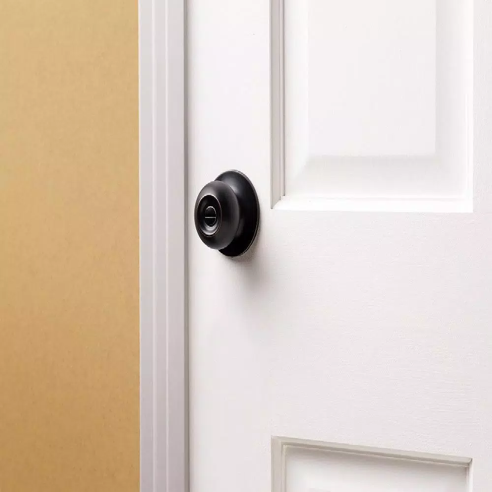 Universal Hardware 2-1/8 in. Aged Bronze ANSI Grade 2 Privacy Bed/Bath Door Knob
