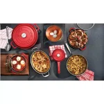 Cathy's Concepts Cravings Natural Edge Slate Serving Board with Hemp Handles and Soapstone Chalk thumbnail 2
