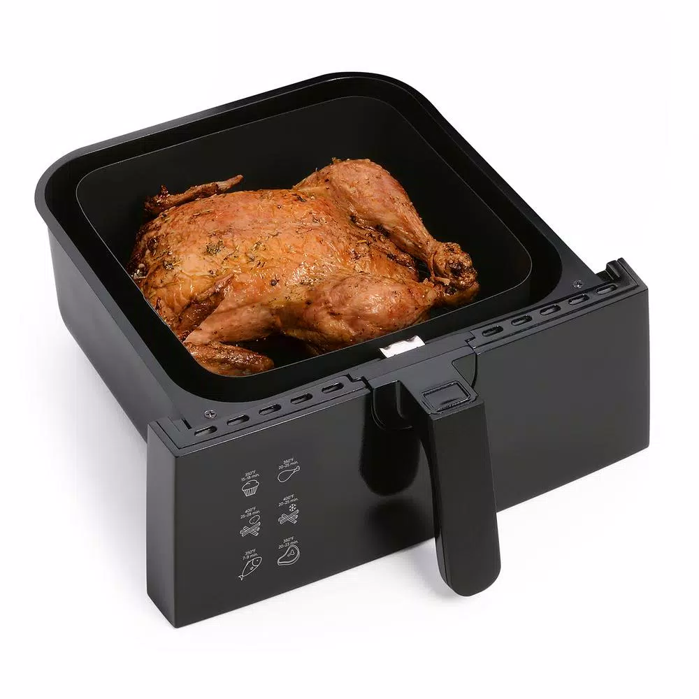 Presto AirDaddy 4.2 Qt. Electric Air Fryer with 60-Minute Timer and Convection Cooking, Black