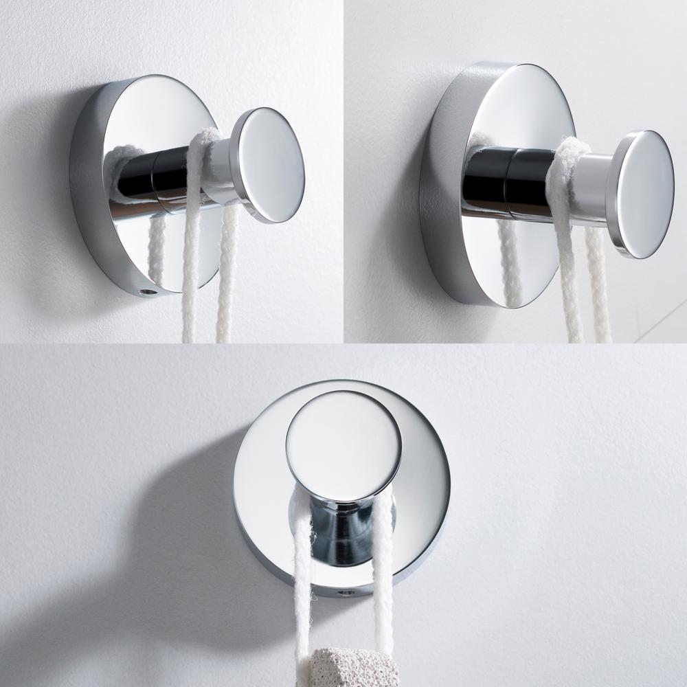 KRAUS Elie Chrome Bathroom Robe and Towel Hook