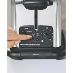 Hamilton Beach Classic 2-Slice Stainless Steel Wide Slot Toaster with 9 Browning Controls thumbnail 3