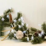 LUMABASE Battery Operated LED Snowflake String Lights, Cool White, Set of 2 thumbnail 3
