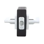 Baldwin Reserve Square Polished Chrome Universal Passage Door Lever thumbnail 2