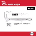 Milwaukee 14-Piece SAE and Metric Combination Wrench Mechanics Tool Set thumbnail 5