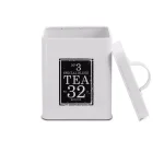 MegaChef 5-Piece Metal Kitchen Canister Set with Lids, White thumbnail 9