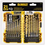 DEWALT 21-Piece Titanium Pilot Point Twist Drill Bit Set thumbnail 3