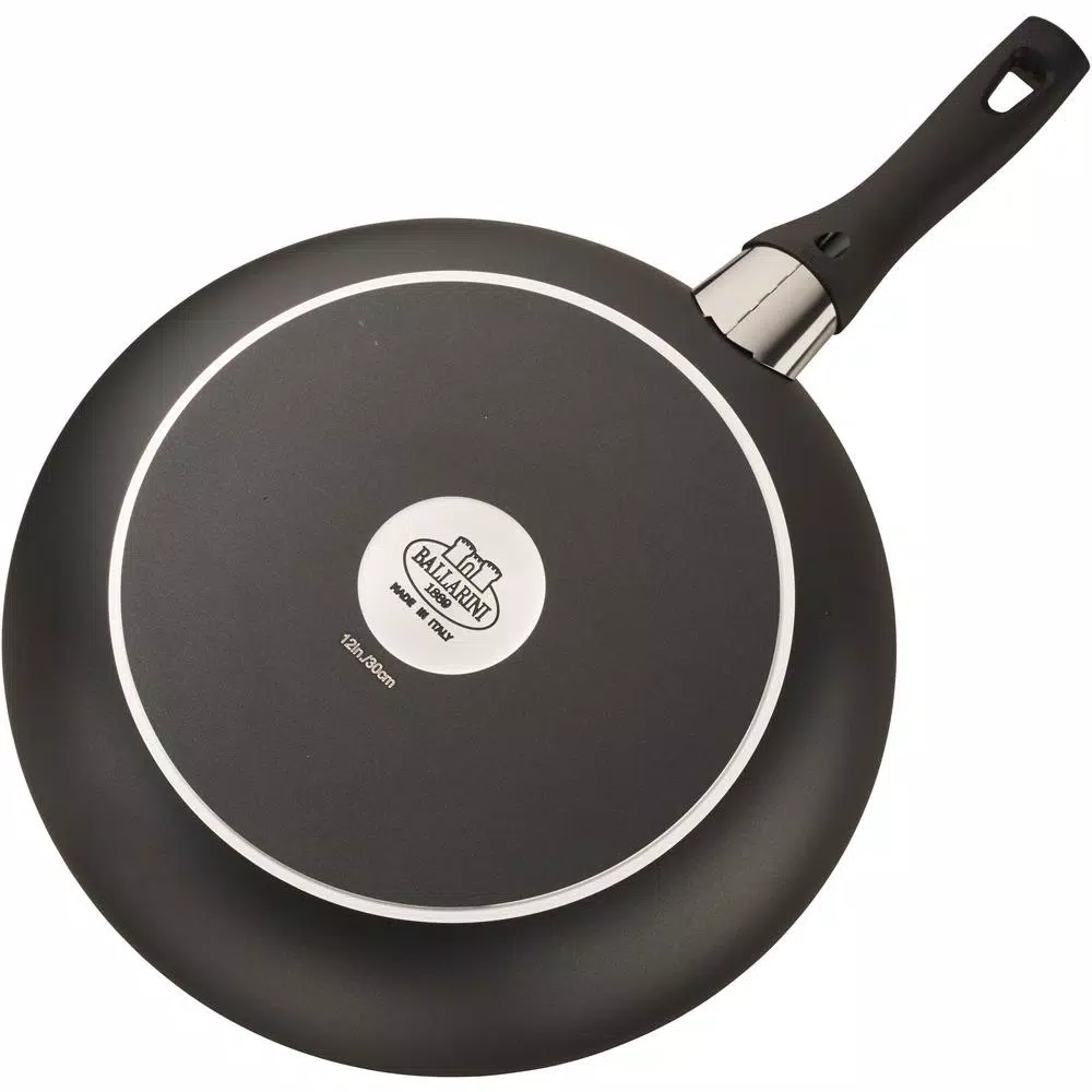 Ballarini Pisa 2-Piece Aluminum Nonstick Frying Pan Set, Black