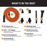 RIDGID 1-1/4 in. Premium Car Cleaning Accessory Kit for Wet/Dry Shop Vacuums, 7-Piece Set thumbnail 2