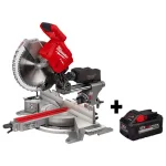 Milwaukee M18 FUEL 12 in. Dual Bevel Sliding Compound Miter Saw Kit with 8.0 Ah Battery thumbnail 1