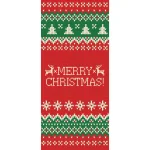 My Door Decor Ugly Christmas Sweater Merry Christmas Front Door Banner Mural, 36 in. x 80 in. thumbnail 1
