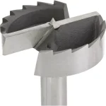 Shop Fox 8-Piece Steel Forstner Bit Set, 2-1/4 in. to 3-1/8 in. with Wooden Storage Boxes thumbnail 2