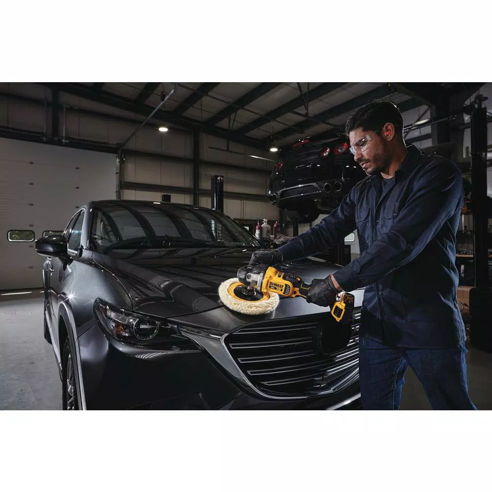 DEWALT 20V MAX XR Cordless Brushless 7 in. Variable Speed Rotary Polisher (Tool-Only)