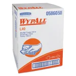 WypAll L40 Dry Wipers, 19.5 x 42 in., White (200 Sheets per Carton) thumbnail 1