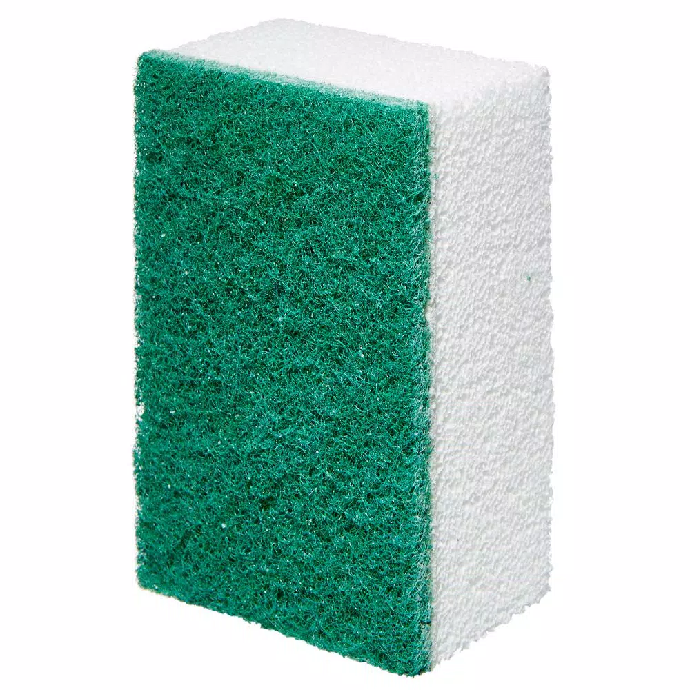 Unbranded Magic-Stone Kitchen Cleaner 2-Pack - 2-Sided Cleaning Stone & Polishing Pad for Cast Iron, Stainless Steel & Cookware