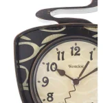 Westclox 3D Coffee Wall Clock - Novelty Irregular Design with Quartz Movement thumbnail 3