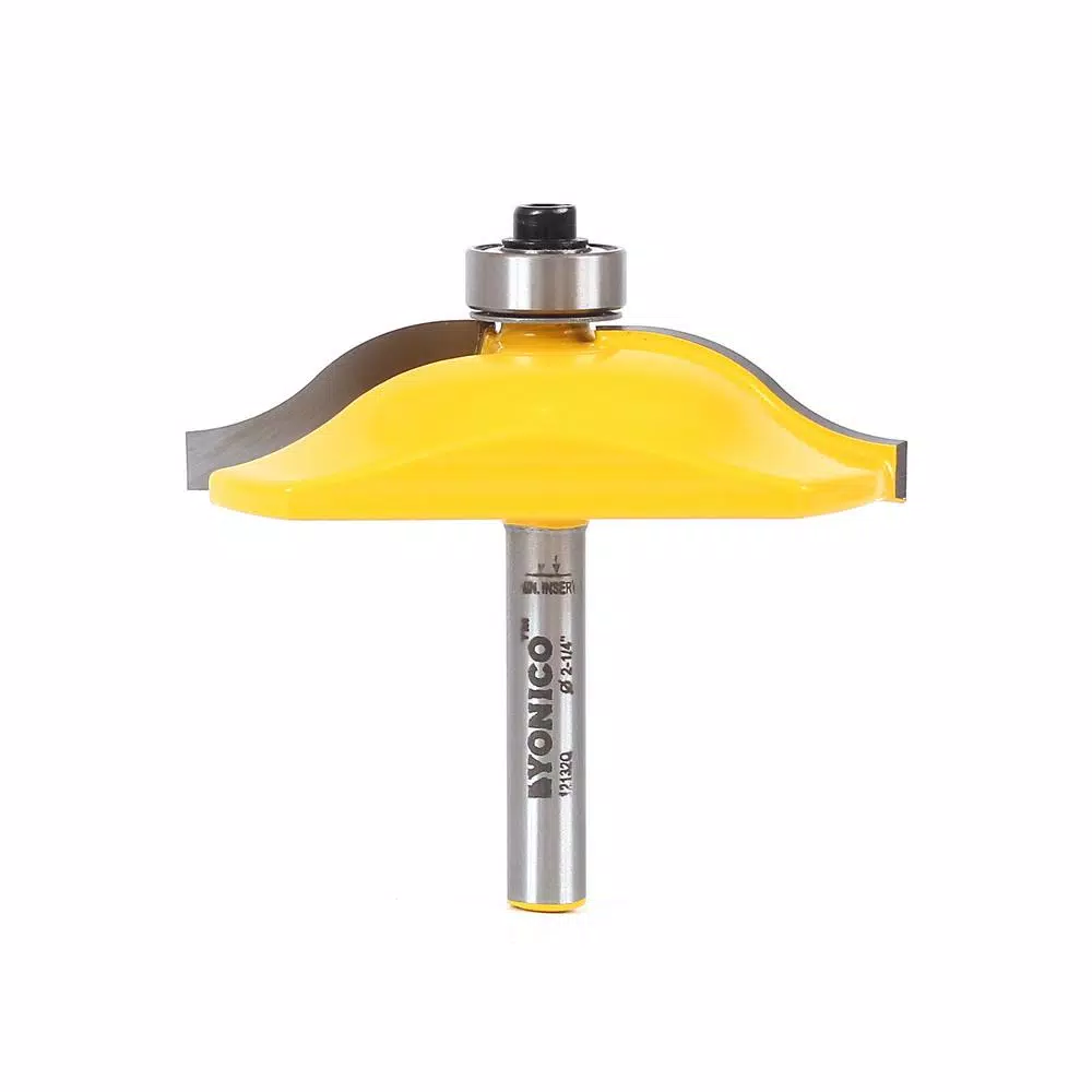 Yonico Mini Raised Panel Ogee Router Bit, 1/4 in. Shank, Carbide Tipped