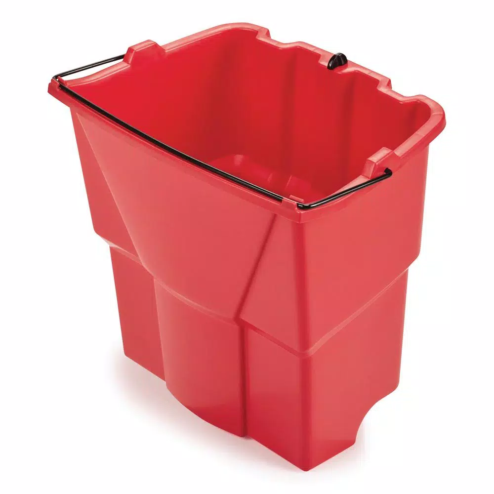 Rubbermaid Commercial Products Rubbermaid WaveBrake 4.5 Gal. Red Plastic Dirty Water Bucket