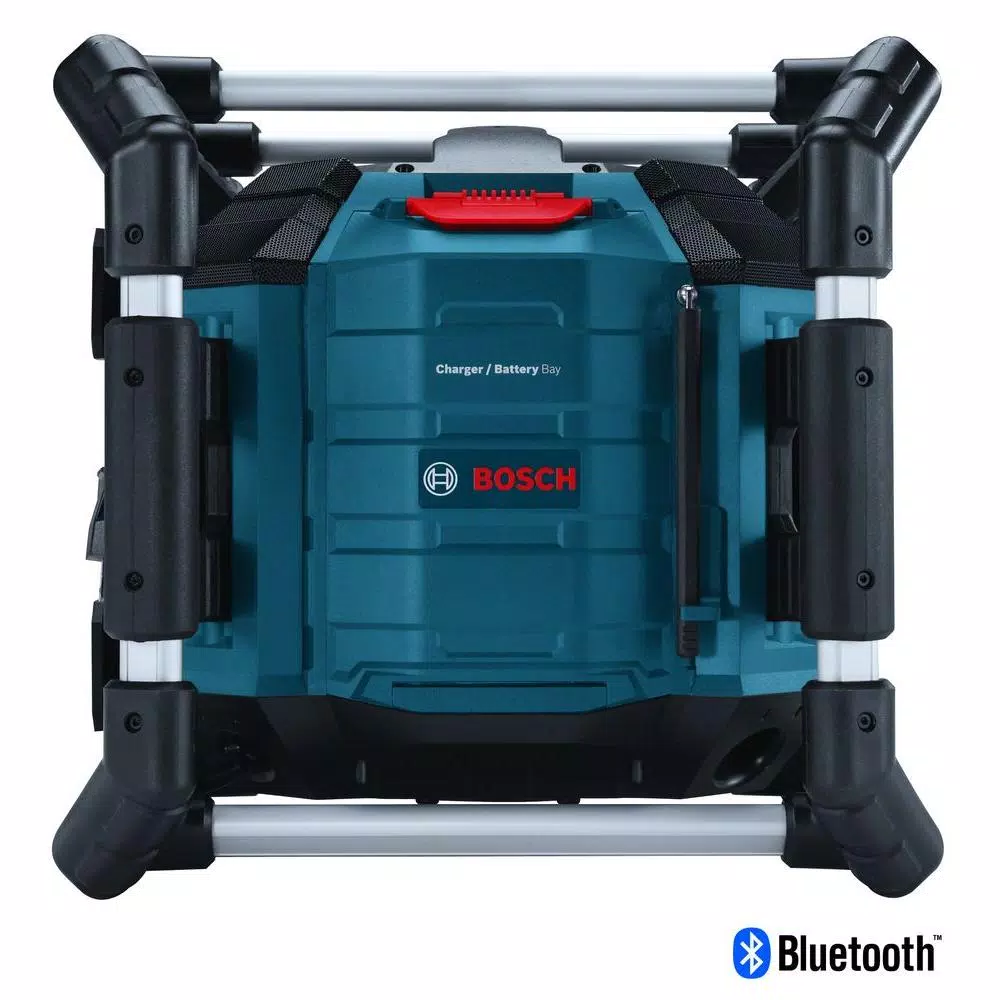 Bosch PB360C 18V Lithium-Ion Cordless Jobsite Radio, Bluetooth Stereo & Battery Charger