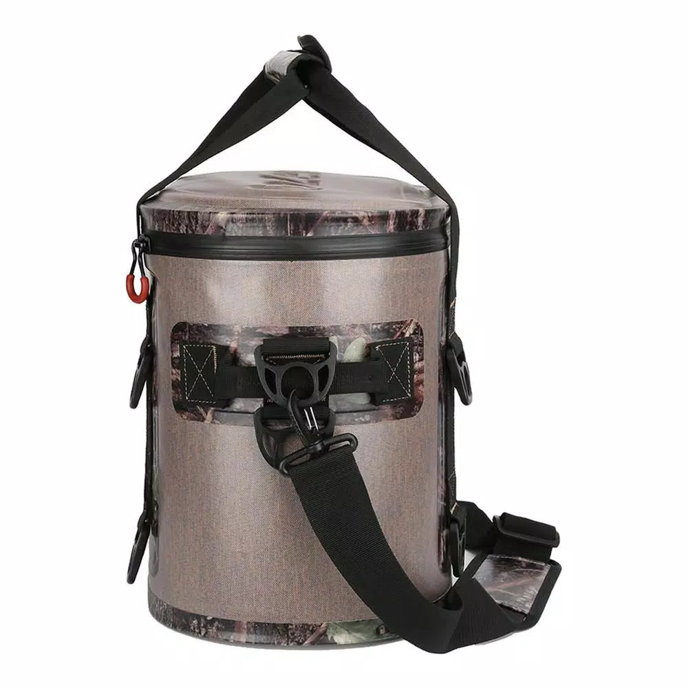 Camp-Zero 13.9 Qt. Soft Cooler, 20-Can Capacity, Beige and Camo