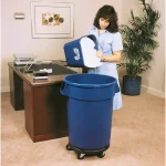 Rubbermaid Commercial Products Rubbermaid Commercial BRUTE Trash Can Dolly, Heavy-Duty with 5 Casters thumbnail 6