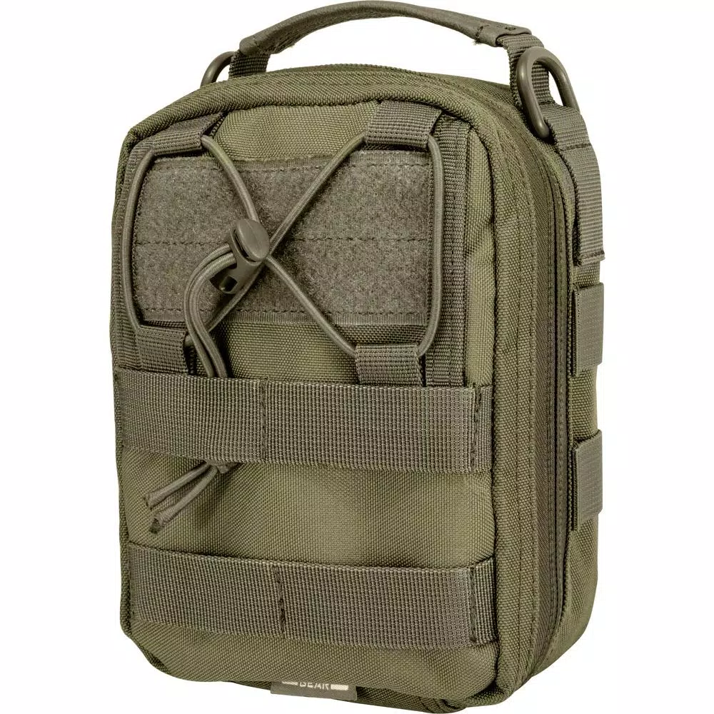 BARSKA CX-900 First Aid Utility Pouch, MOLLE Compatible, OD Green